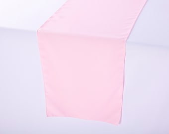 Pink Polyester Table Runner | Wedding Table Runners