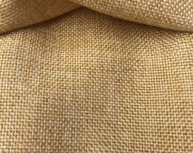 Poly Faux Burlap Fabric by Yard Wheat Polyester Faux Burlap Fabric Jute