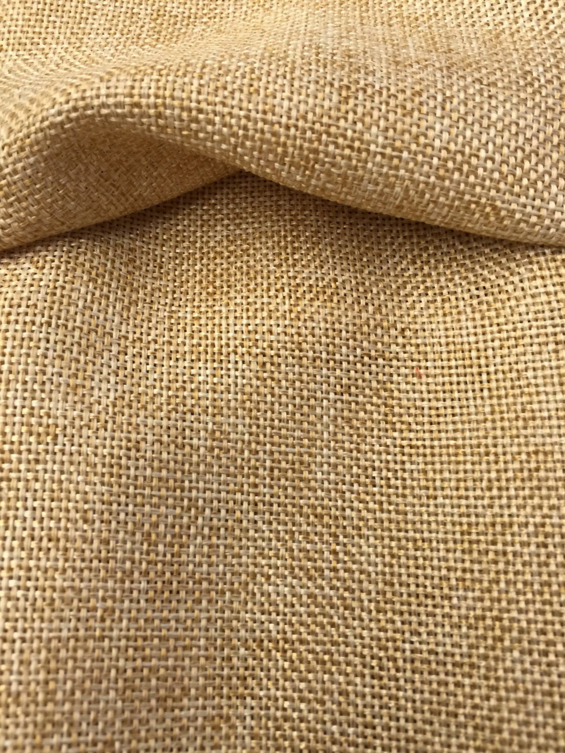 Gold Jute Fabric, Decorative Burlap, Party Decor / Crafts, 58 Wide