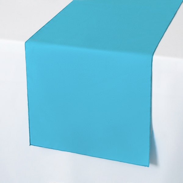 Turquoise Polyester Table Runner | Wedding Table Runners