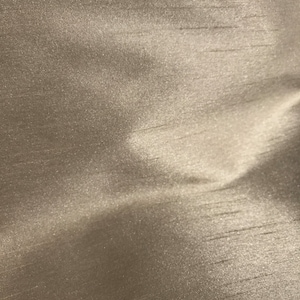 Champagne Dupioni Faux Silk Fabric | Fabric By The Yard 52&quot;/54&quot; Width
