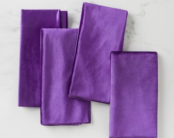 Purple Royal Velvet Napkin