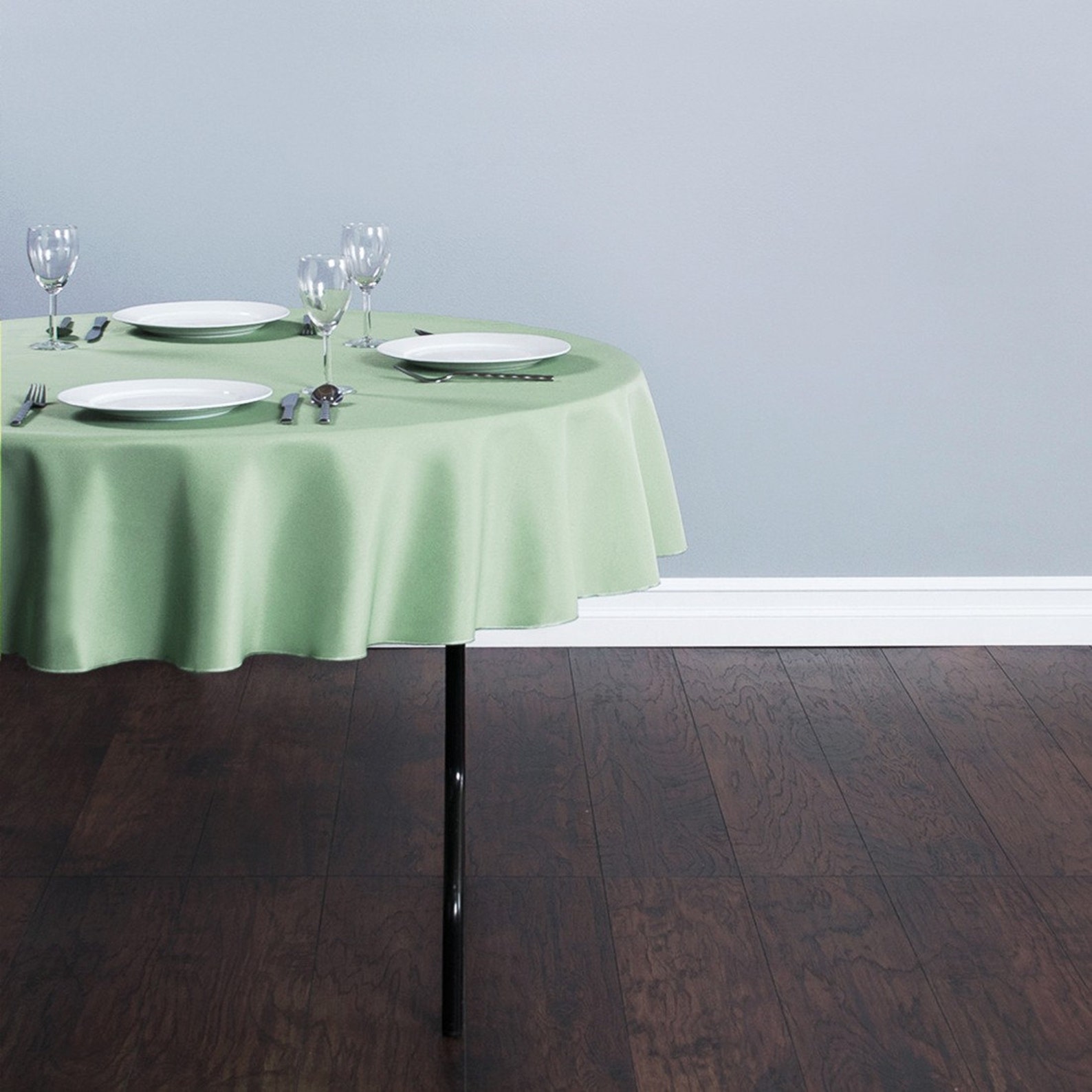 Mint Tablecloths and Overlays Polyester Wedding Tablecloth Etsy
