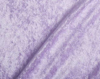 Lilac Panne Velvet Fabric | Sold by The Yard 58"/60" Wide