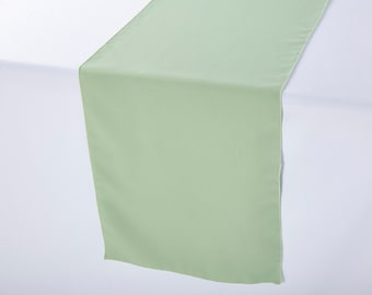 Sage Table Runner Polyester | Wedding Table Runners