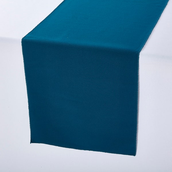 Teal Polyester Table Runner | Wedding Table Runners