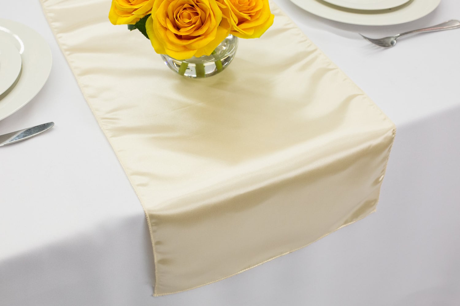 2x 275cm Champagne Sequin Table Runners Cloth Wedding Party Tablecover Tableclot