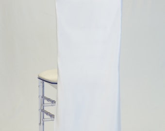 White L'amour Satin Chiavari Chair Cover