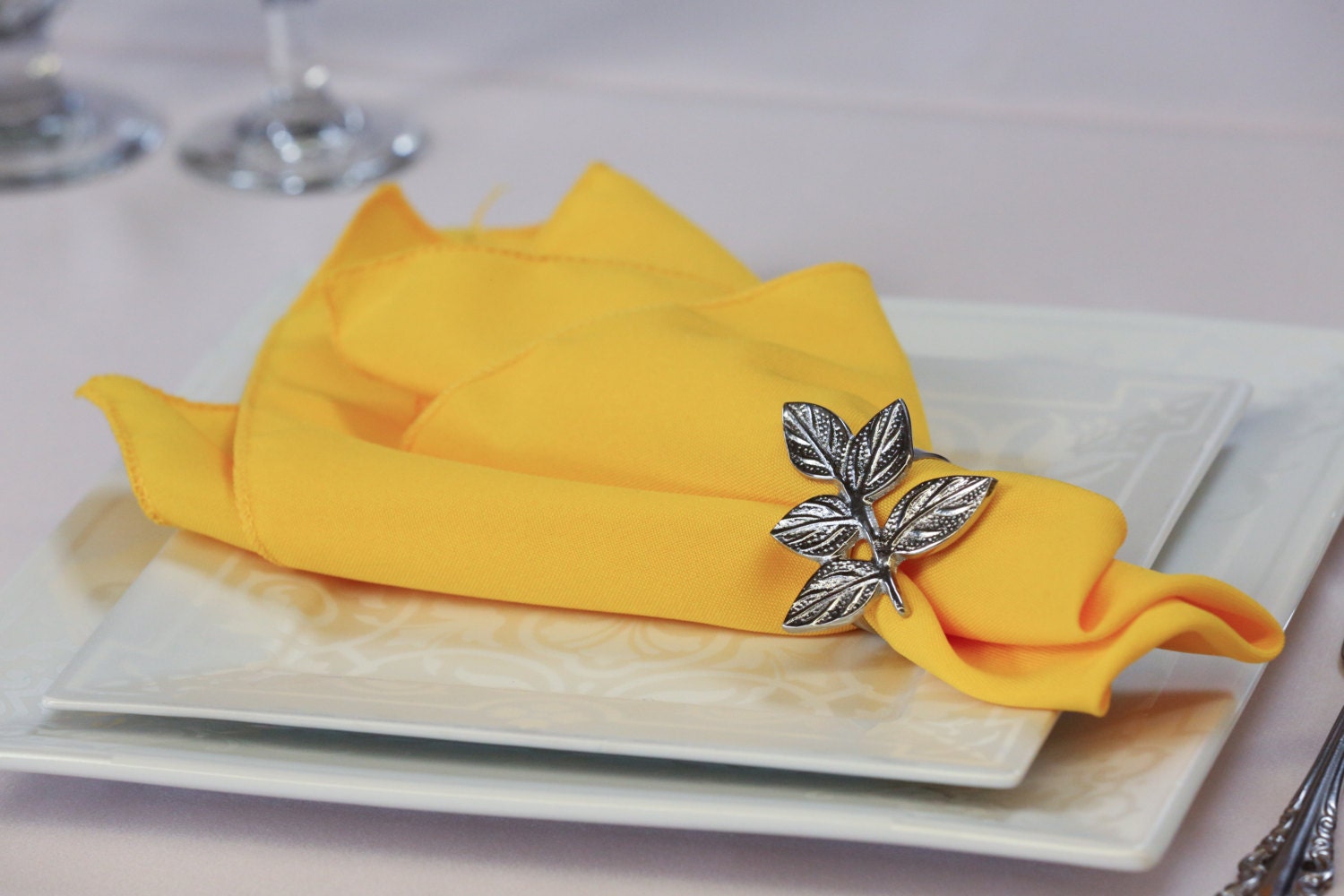 Yellow Napkin Polyester