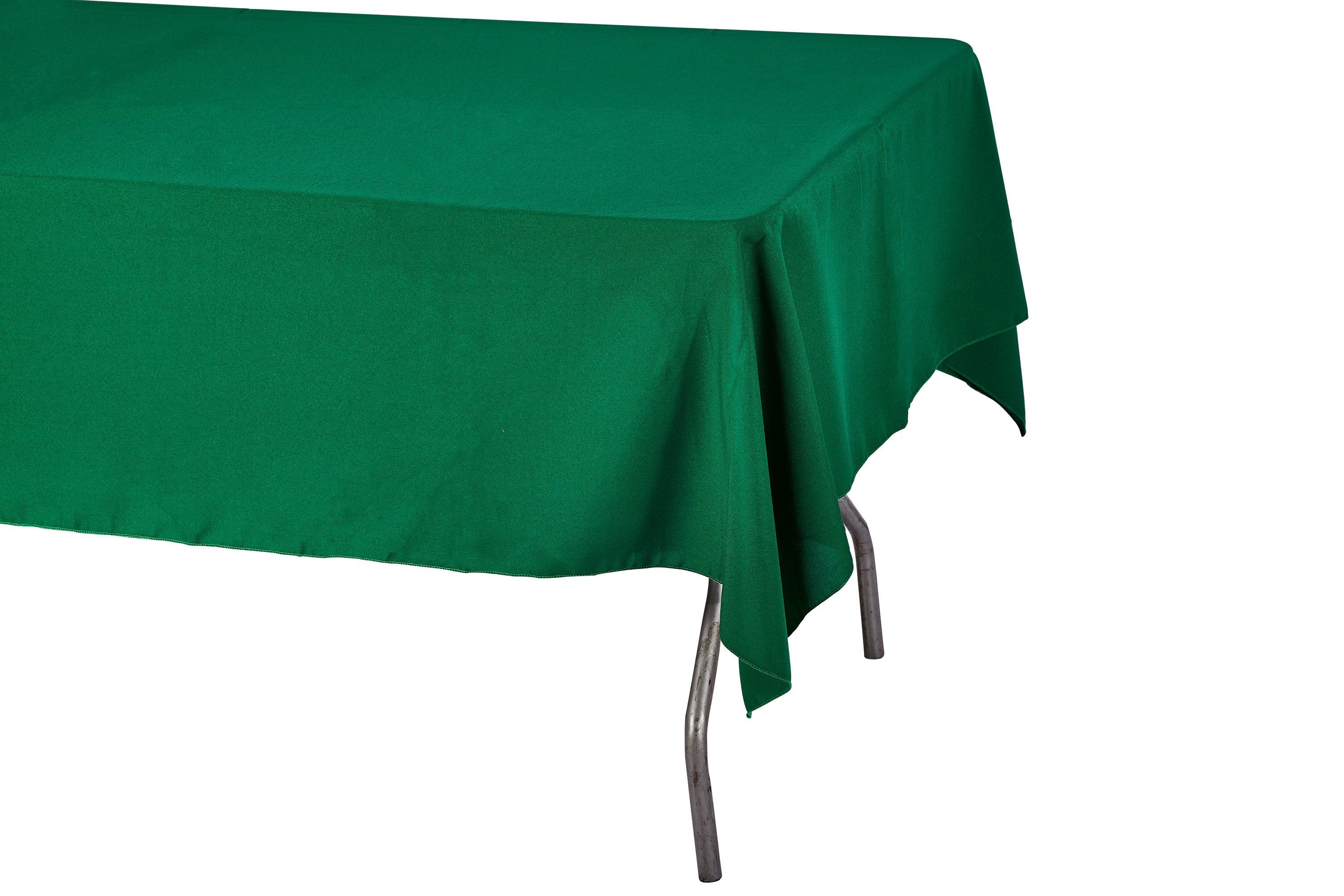60 X 84 Rectangular Emerald Green Tablecloth Etsy