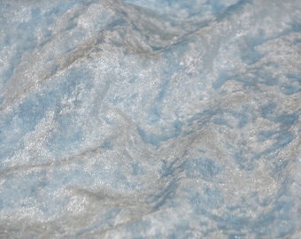 90" Round Baby Blue Velvet Tablecloth | Wedding Tablecloths