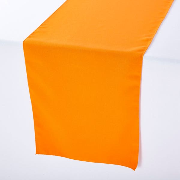 Orange Polyester Table Runner