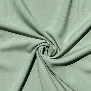 Sage Polyester Fabric | Polypoplin Fabric By The Yard 58&quot;/60&quot;