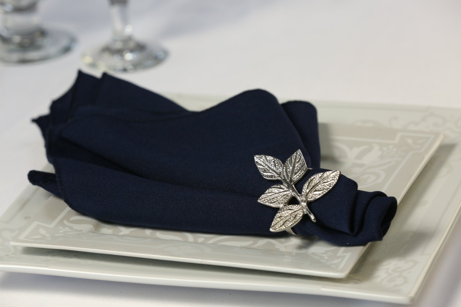 Navy Blue Napkin Polyester