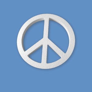 4" Peace sign at 1" thick