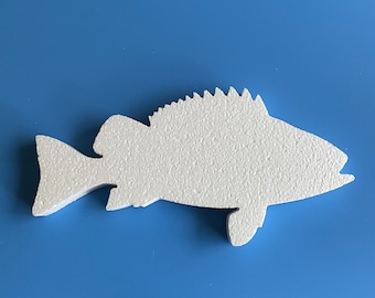 Styrofoam Bass Decorations - Perfect for Fishing-Themed Parties and Events