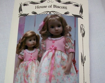Paper Pattern, Sisters #3 Effner Little Darling and 10.5" Boneka Pattern, Dresses, Rompers Free Ship USA