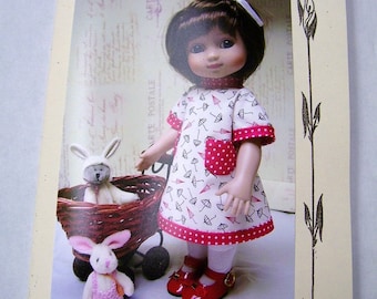 Paper Pattern for 10" Ann Estelle, Patsy, "Rainy Day" Dress and Coat  Free Ship USA