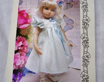 Paper Pattern for 13" Effner Little Darling, High Waist Dress, Hats    Free Ship USA