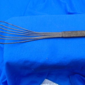 Antique Kitchen Whisk, Wirewound Handle, Fine Condition