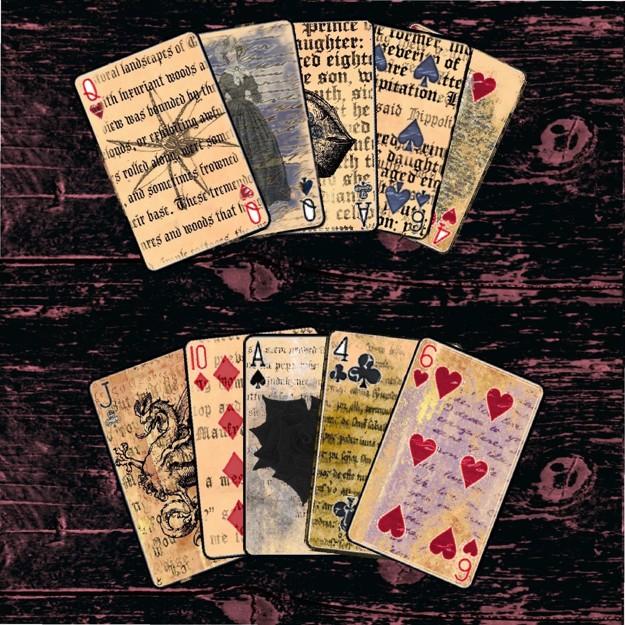 Deck Of Playing Cards Printable - Il Fullxfull.4131273065 5zth 