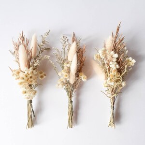 3 x Mini Dried Flower Bunches, DIY, flowers, wreath making supplies, bulk, wholesale, budvase flowers, boho home decor, bouquet, centerpiece image 3