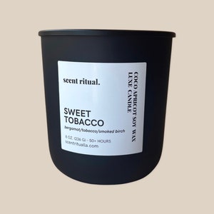 Sweet Tobacco Glow Wick Candle