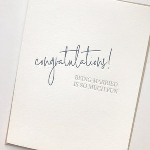 Wedding Congratulations Card Wedding Card Wedding Wedding Congrats Married Fun