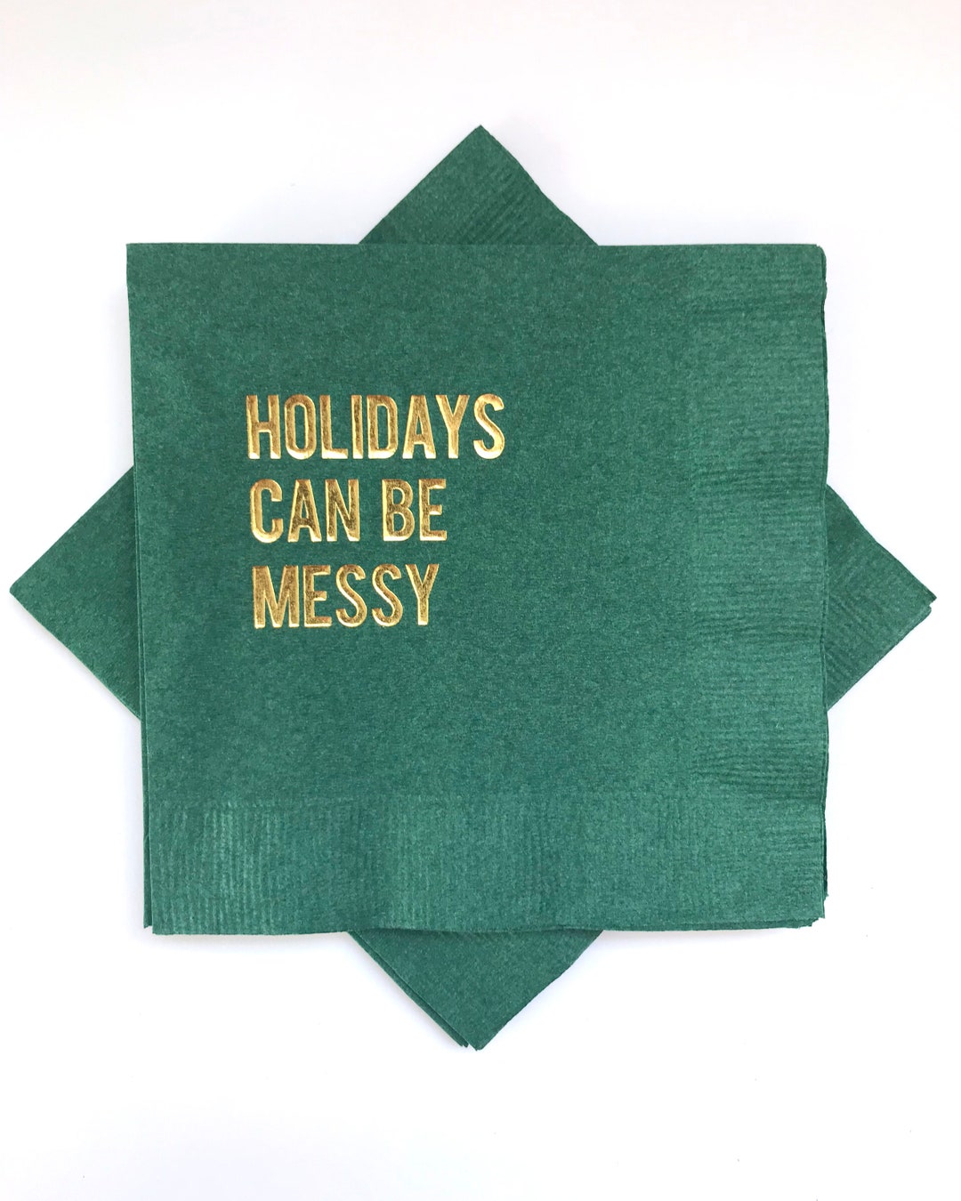 Holiday Cocktail Napkins Holiday Napkin Humor Funny Holiday Napkin