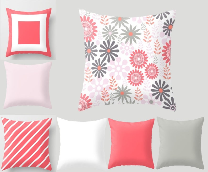 Decorative Throw Pillow Cover Custom Choose Style & Color Etsy