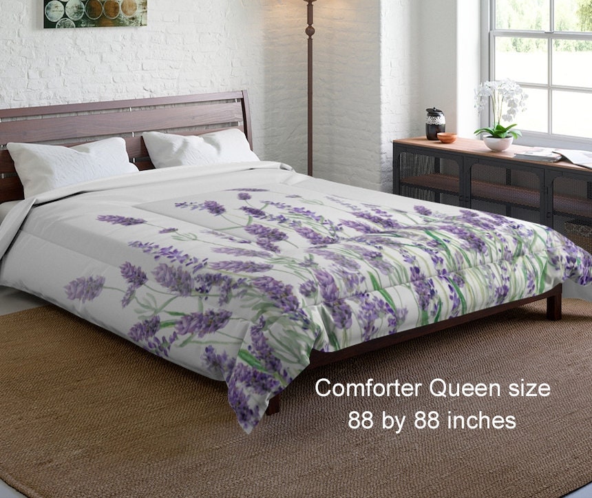 Lavender Duvet Cover or Comforter For Twin Twin XL Full Etsy