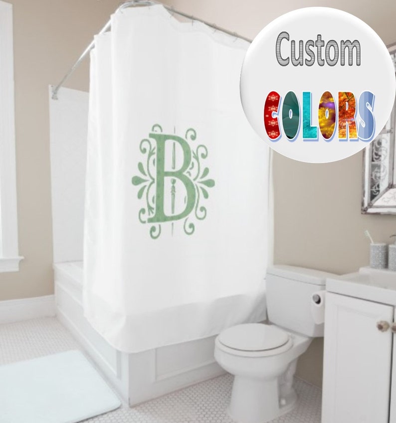 MYSKY HOME Fashion Design Prints Shower Curtains for Bathroom 71/”W x 74 L