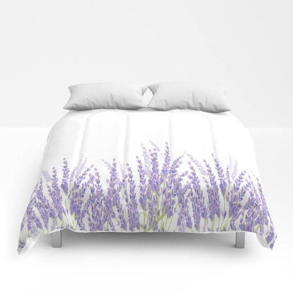 Lavender Duvet Cover Or Comforter For Twin Twin Xl Full Etsy