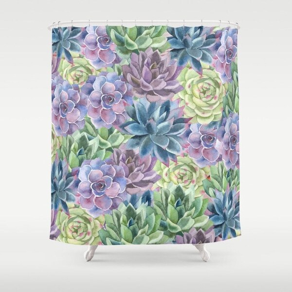 Rustic Teal Shower Curtain Etsy