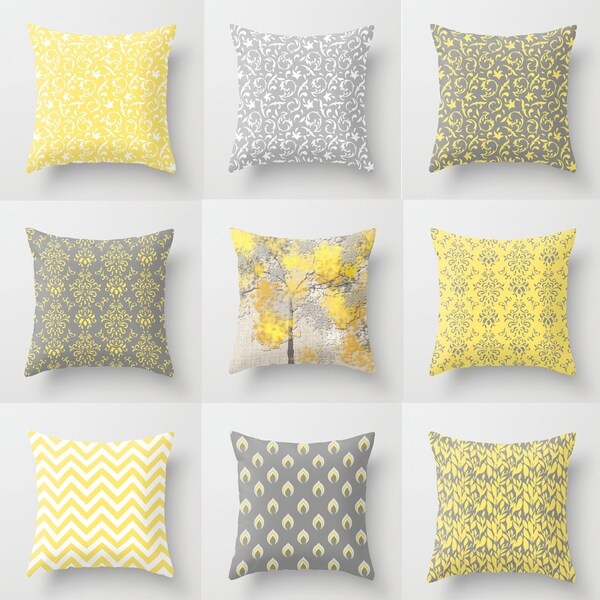 Gray Accent Pillow Etsy