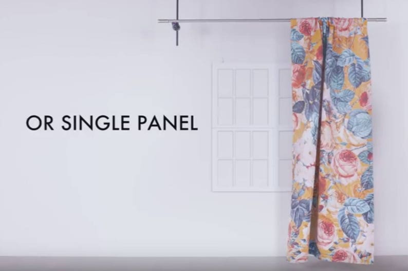Bedroom Gift Designer Decor Style Single Accent Double Panel 50x84 each Abstract Modern Orange Golden Yellow Window curtains