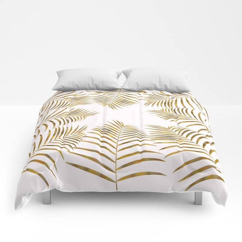 Duvet Cover Or Comforter Diffe Sizes For Full Queen And King Size Inserts No Bedroom Gold White Gift Abstract