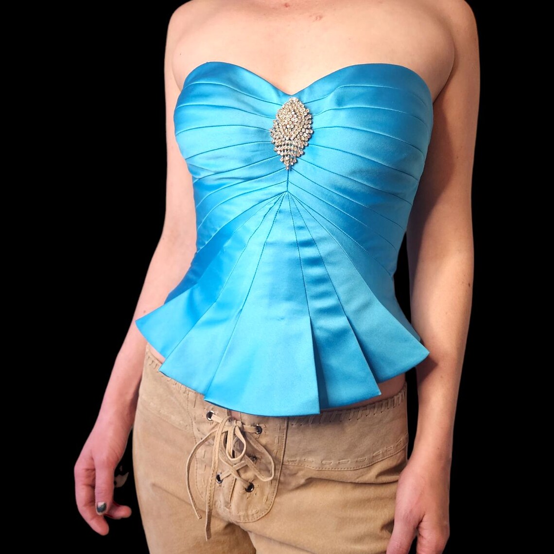 Iykyk Rickrack Corset Top