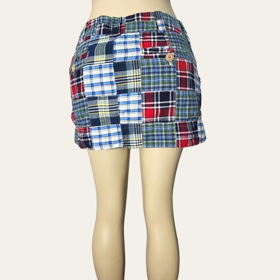 Y2K Patchwork Quilted Mini Skirt - image 6