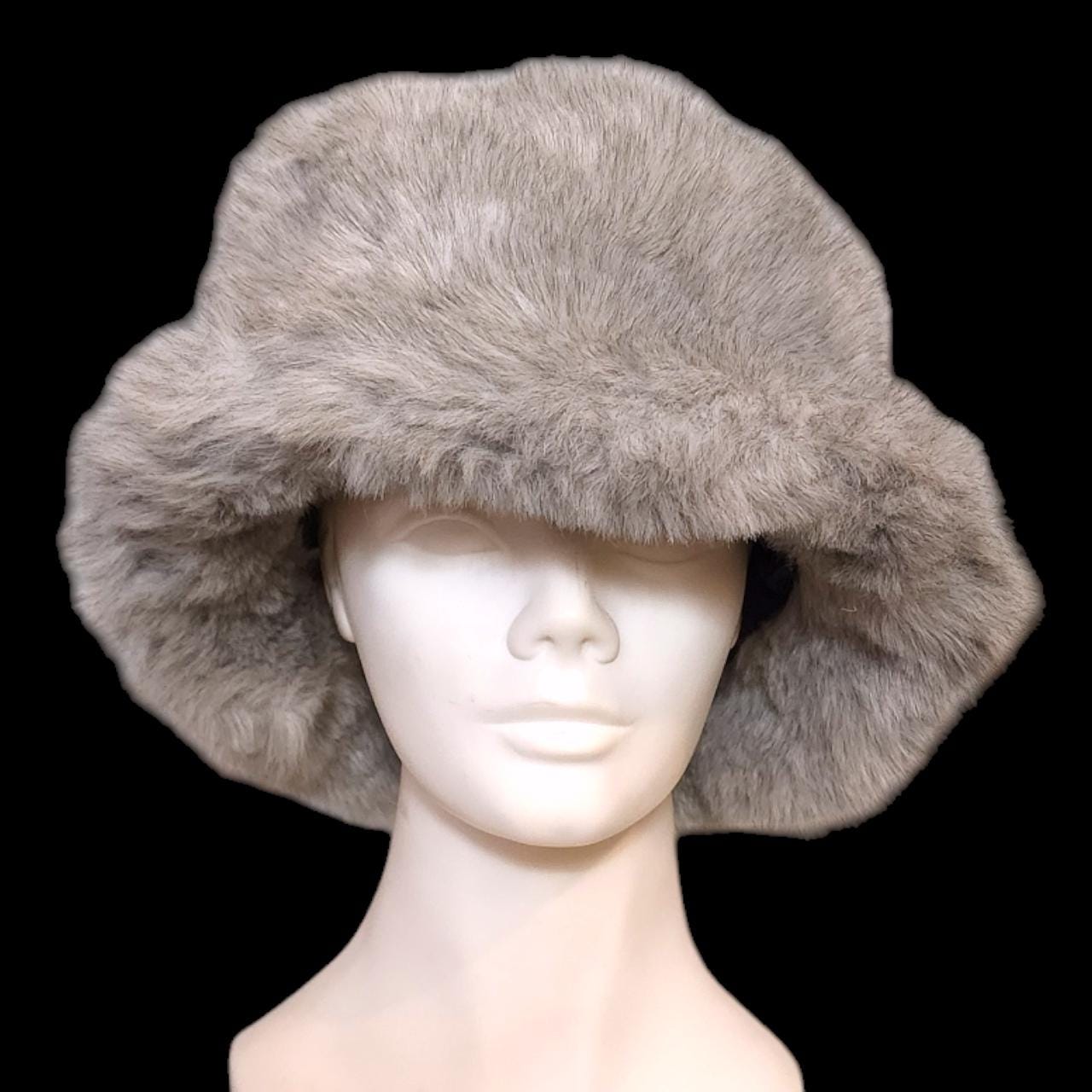 Vintage 90s Faux Fur Hat - Etsy display picture 2
