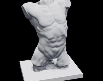 Escultura del torso del hombre cayendo de Rodin, estatua de figura masculina sin cabeza, historia del arte francés, acabado a mano.