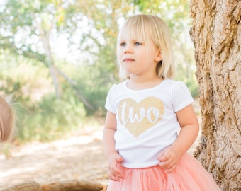 Olive Loves Apple Boho 2nd Birthday Outfit Girl Gold Two Wild Bull Skull Outfit for Toddler Girls