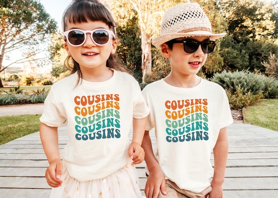 Body y camisetas a juego Cousins Wavy para bebes ninos pequenos jovenes y ninas. Conjuntos divertidos a juego para toda la familia. Camisas Etsy Espana