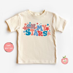 Oh My Stars 4th of July Shirts for Stars and Stripes Shirt for Baby and Toddler Youth Adult Boys and Girls American Flag Shirts
