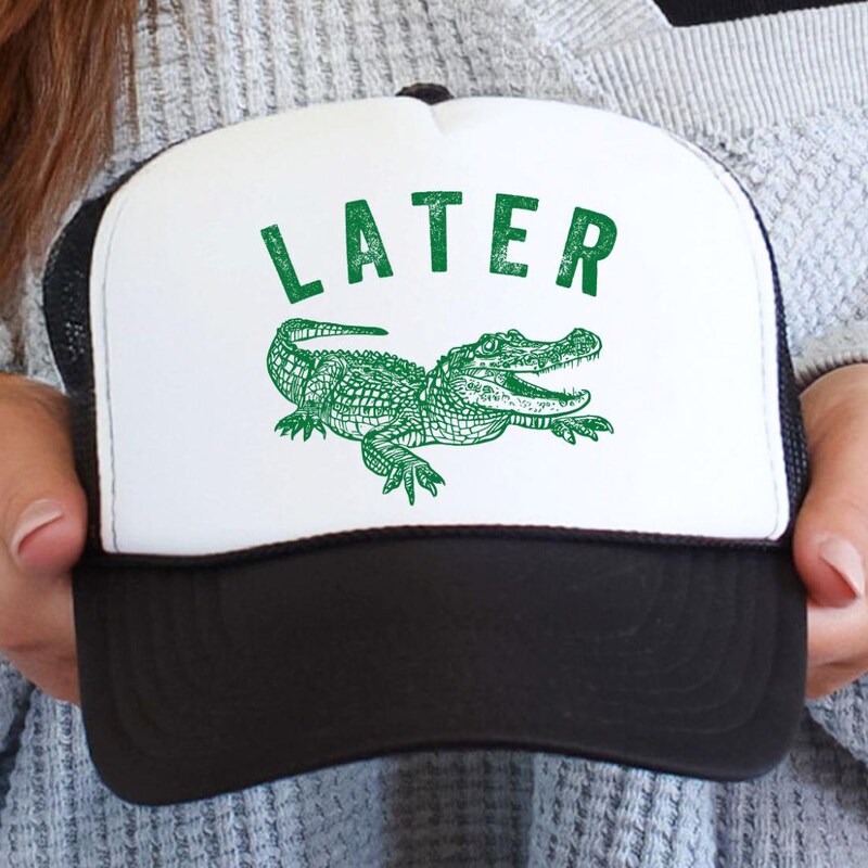 Alligator Hat Etsy