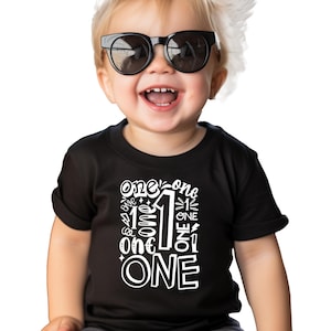 Charming 1st Birthday Terms T-Shirts for Baby Girls and Boys |  First Birthday and Cake Smash Outfit for One Year Old | Cake Smash Tee