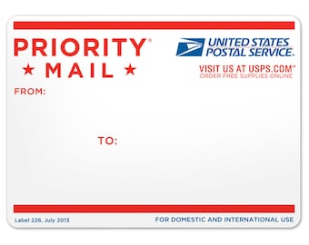 Post Order Shipping upgrade - Priority Mail from First Class Mail