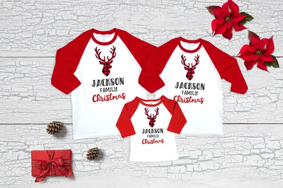 Matching Family Christmas Shirts Personalized Christmas Family | Etsy