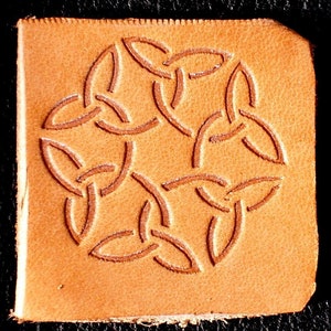 Embossing Stamp Celtic Knots, Leather Tooling, Clicker Stamp, Delrin / Acetal, NEW #116