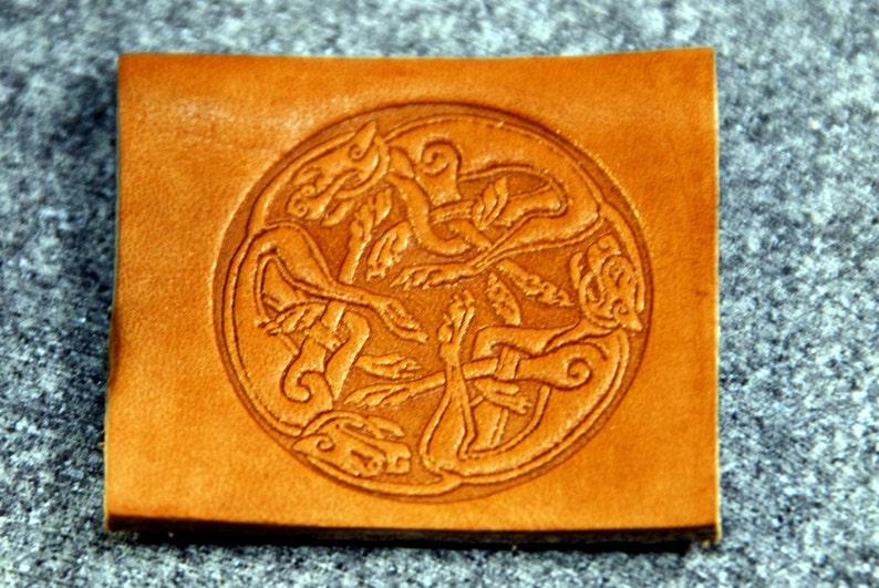Embossing Stamp CELTIC DOGS 020 Leather Tooling Clicker Etsy